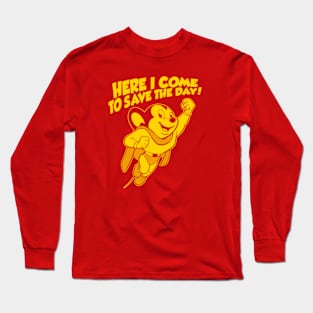 MIGHTY MOUSE - Saves the day! Long Sleeve T-Shirt